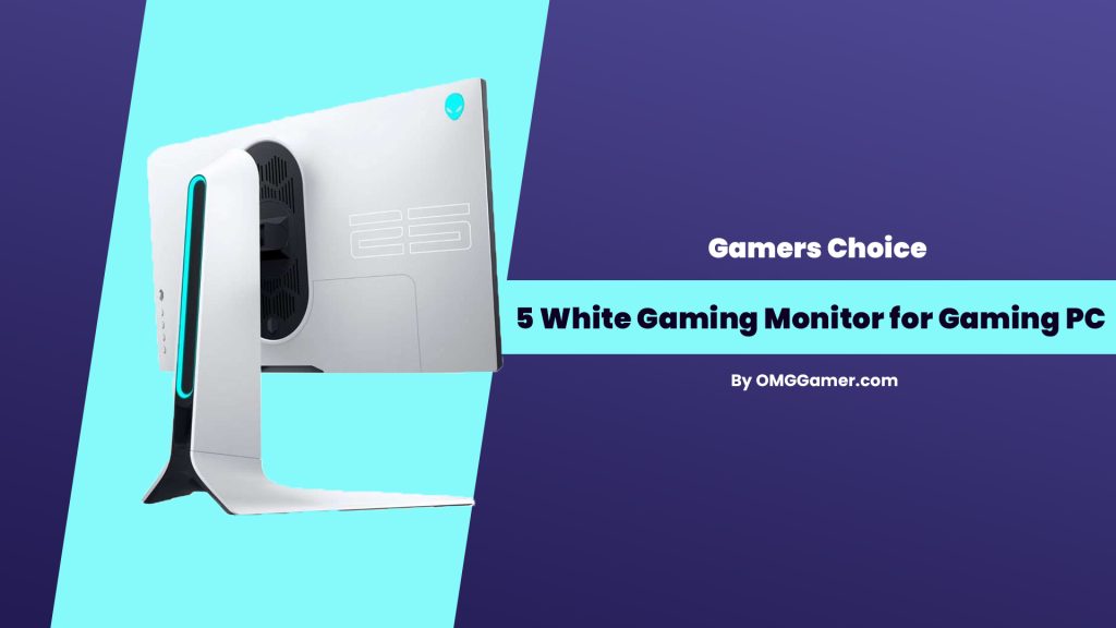 5 White Gaming Monitor for Gaming PC