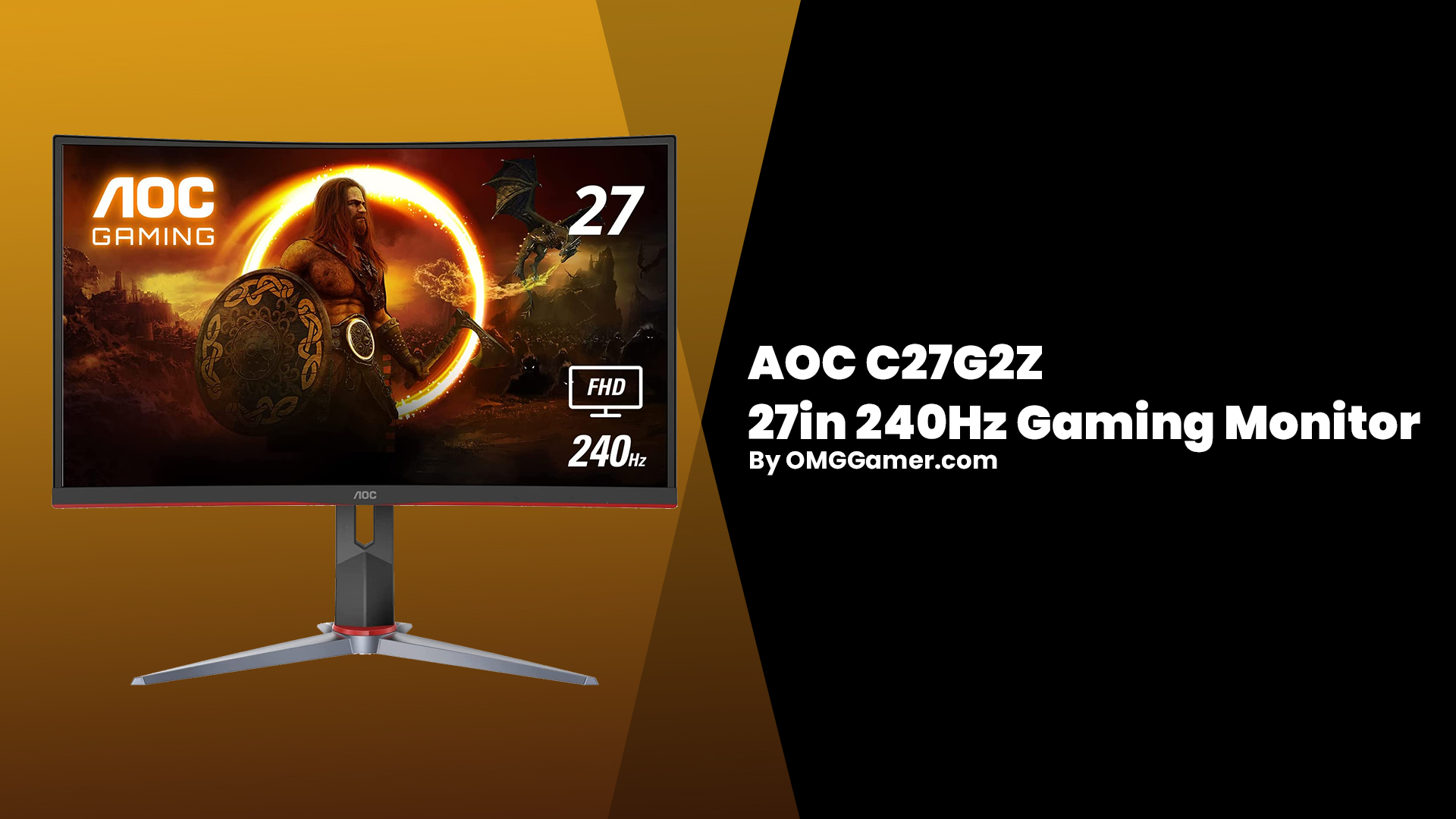 AOC C27G2Z 27in 240Hz Gaming Monitor