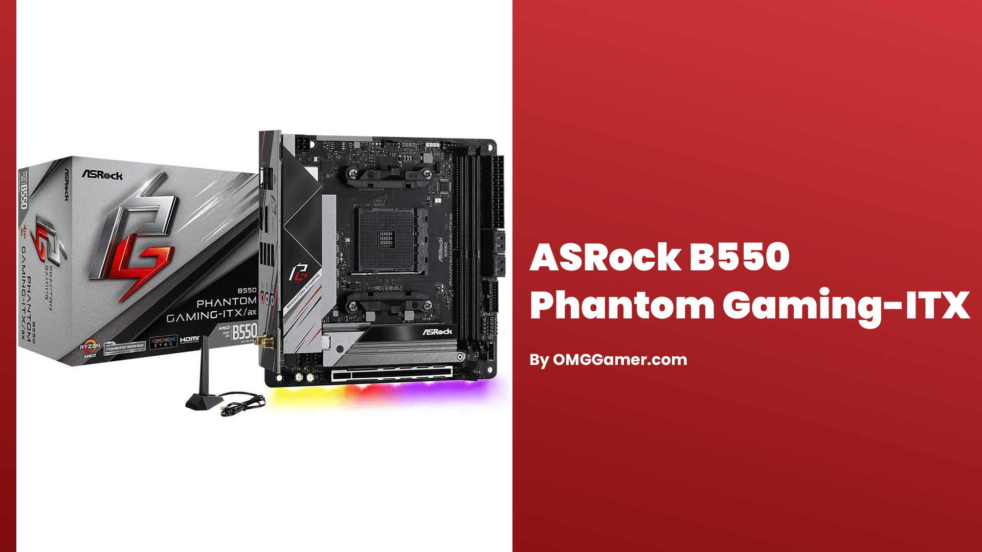ASRock B550 Phantom Gaming-ITXi: Best Motherboard for Ryzen 9 5900x