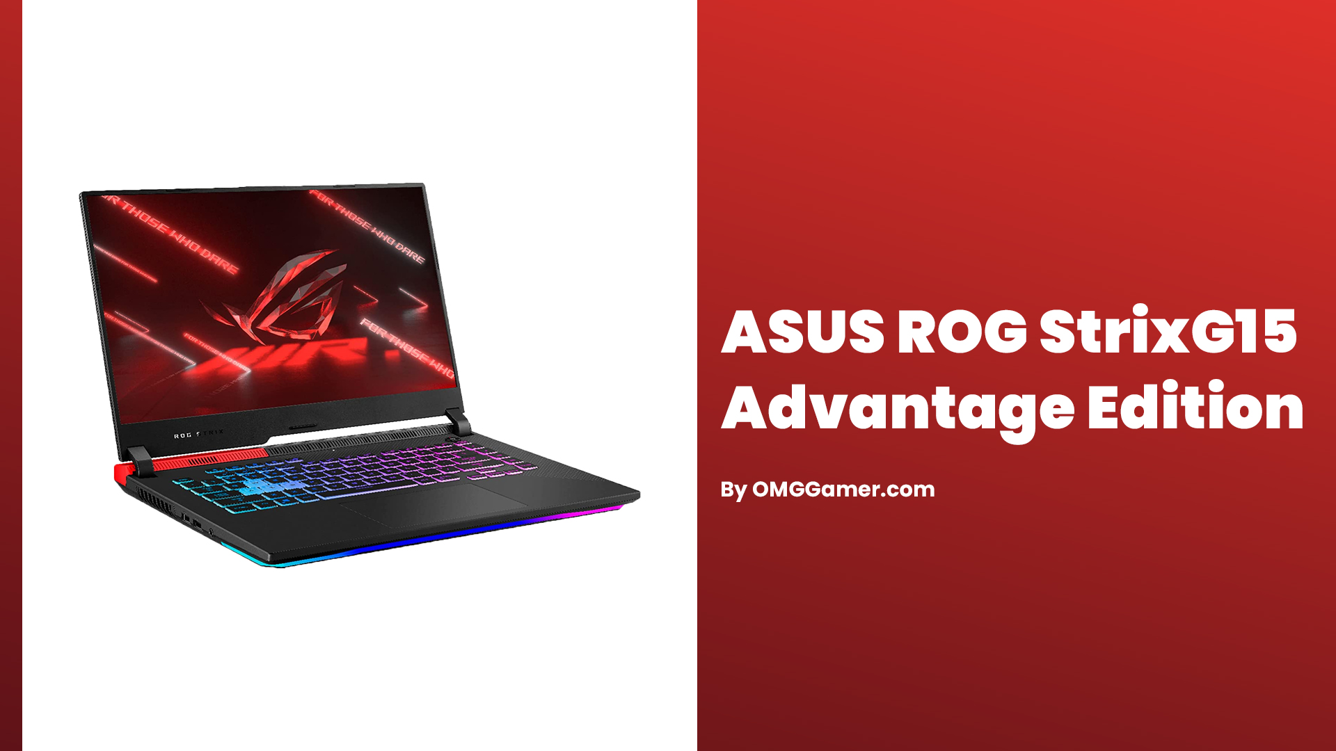 ASUS ROG Strix G15 Advantage Edition: 144 Hz Laptop