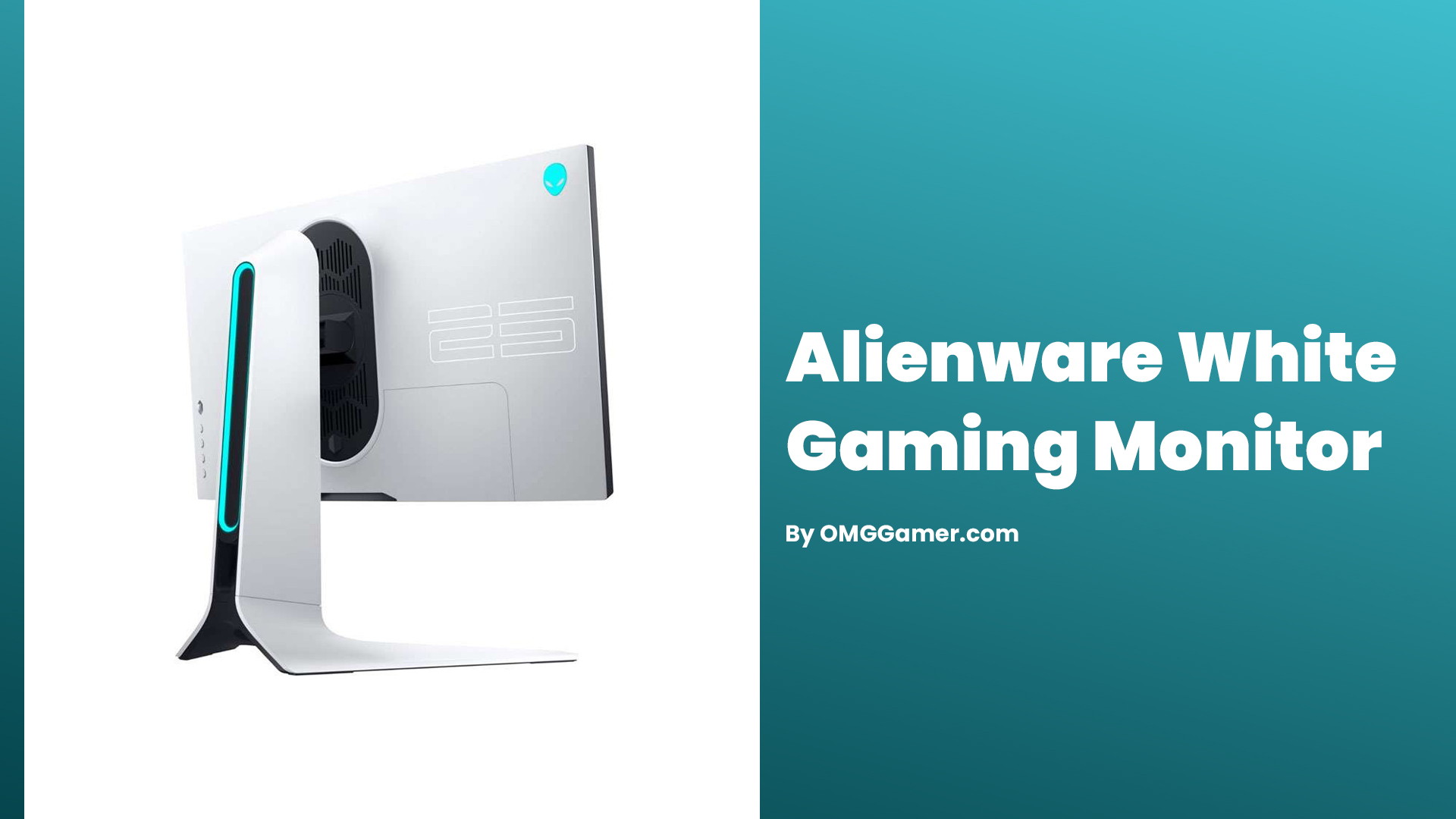 Alienware White Gaming Monitor