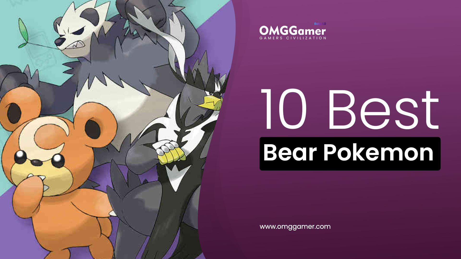 10 Best Bear Pokemon in 2024 [Gamers Choice]