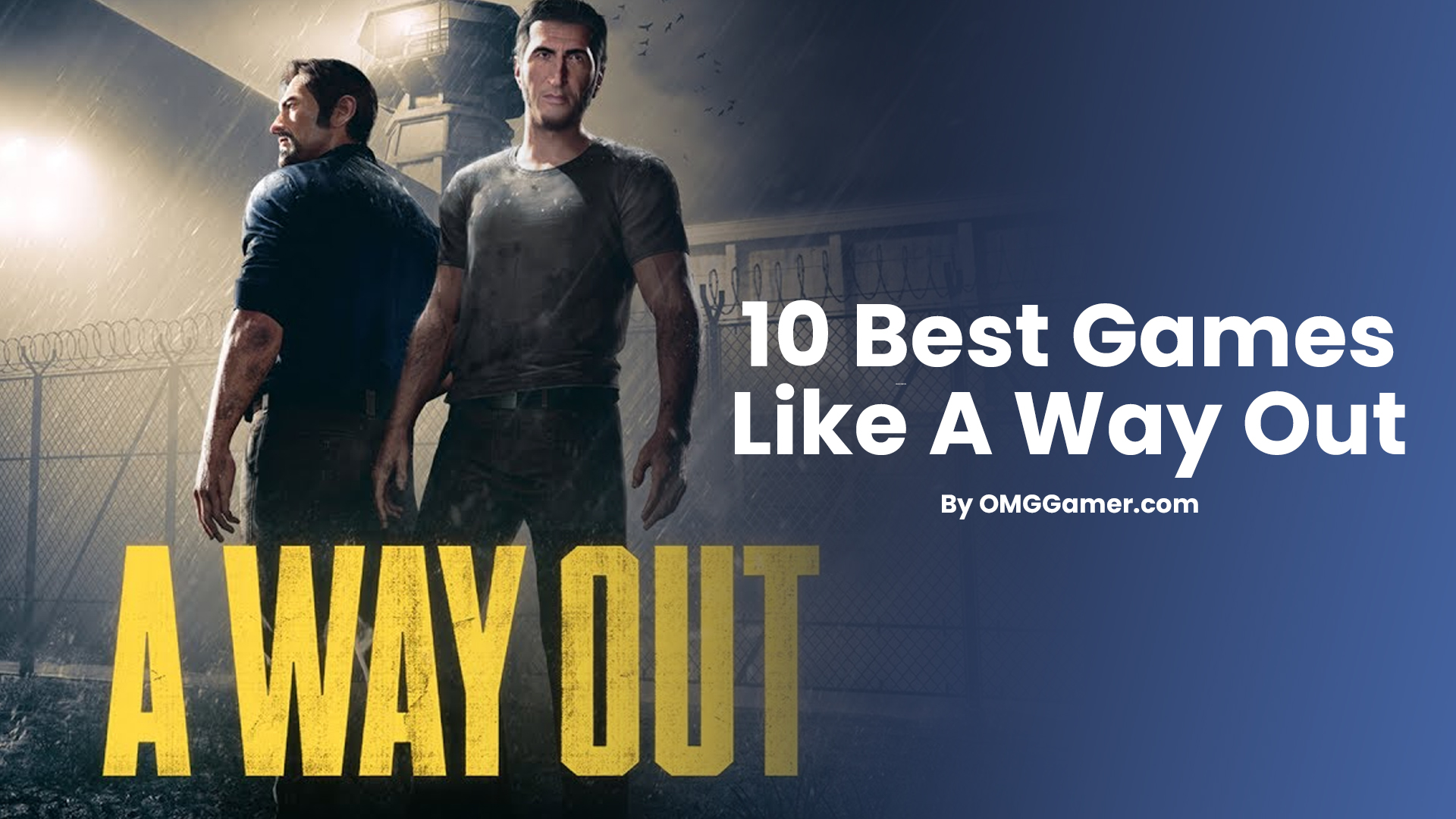 Best Games Like A Way Out Gamers Choice]