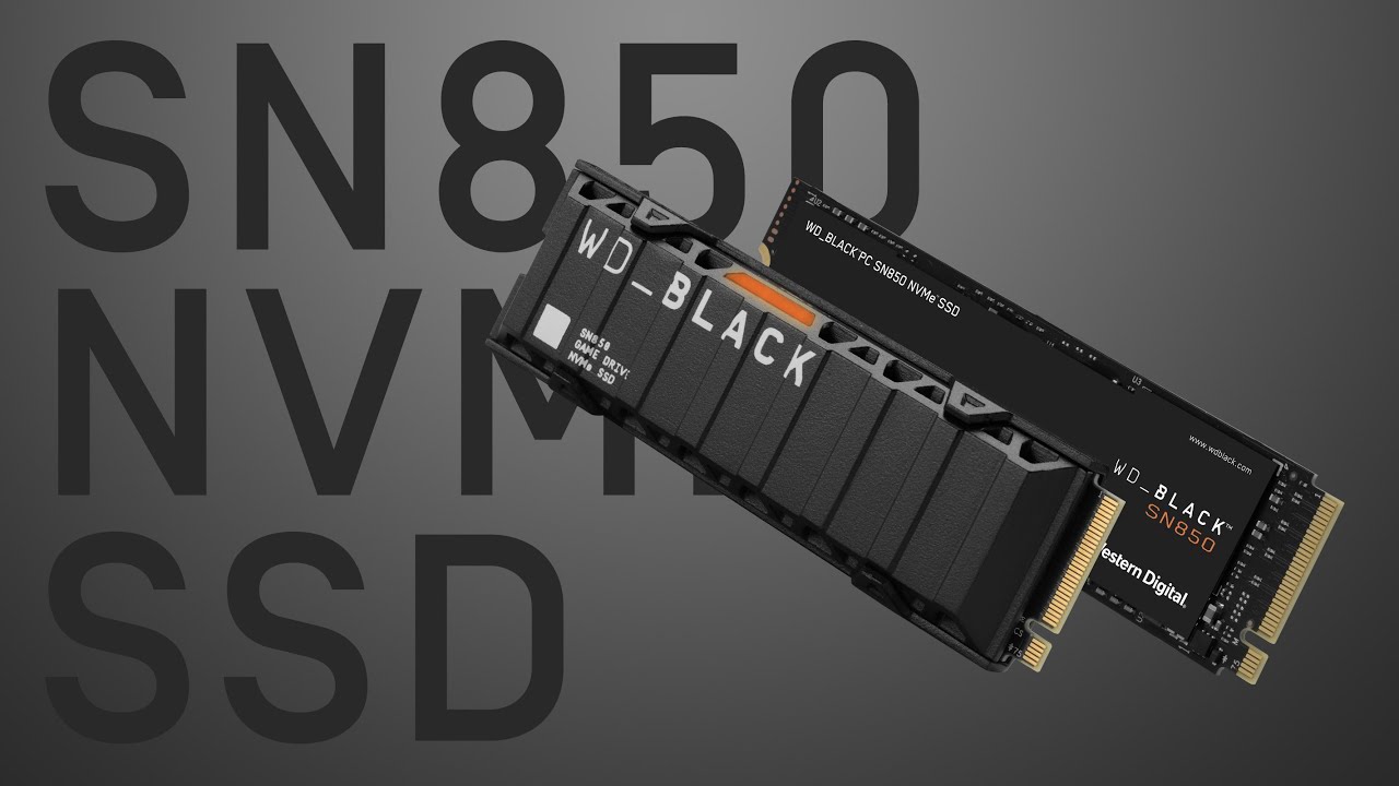 Best NVME M.2 SSD WD BLACK SN850 M.2 NVME SSD