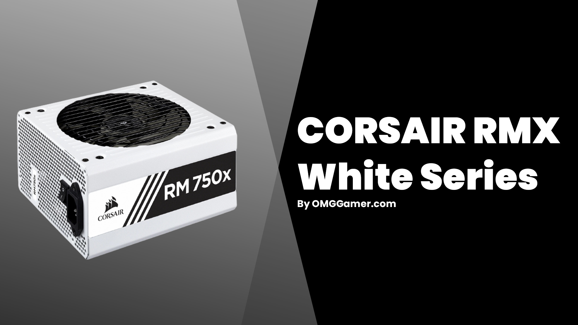 CORSAIR RMX White Series Power Supply for Gaming PC
