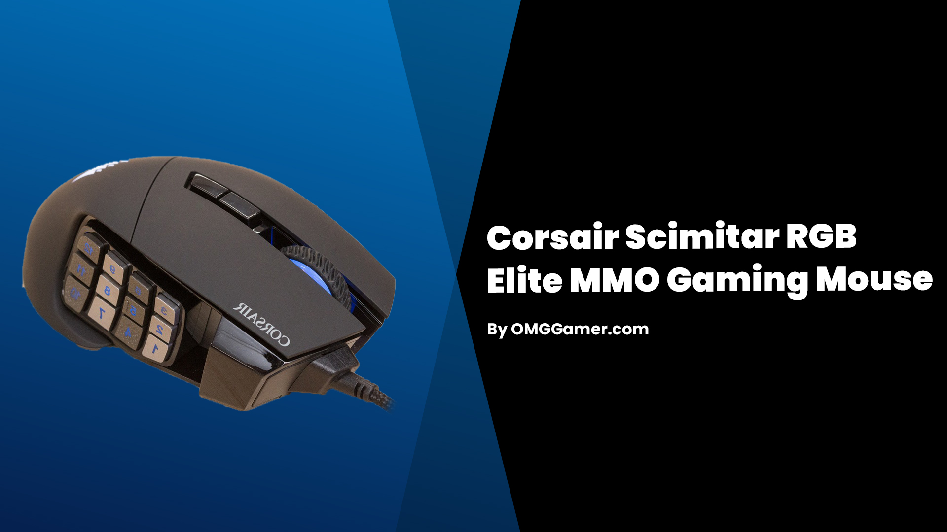 Corsair Scimitar RGB Elite: Best MMO Mouse