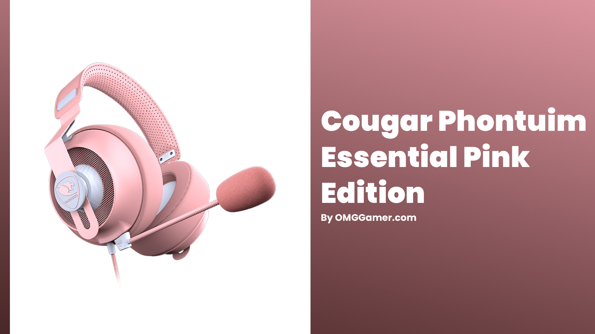 Cougar Phontuim Essential Pink Edition Gamer Girl Headset
