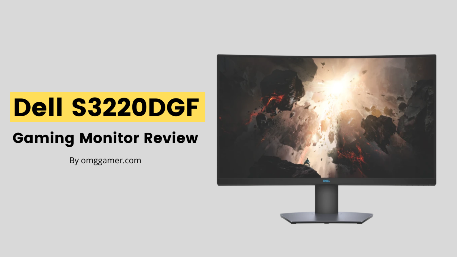 Dell S3220DGF 165Hz Gaming Monitor Review in 2024