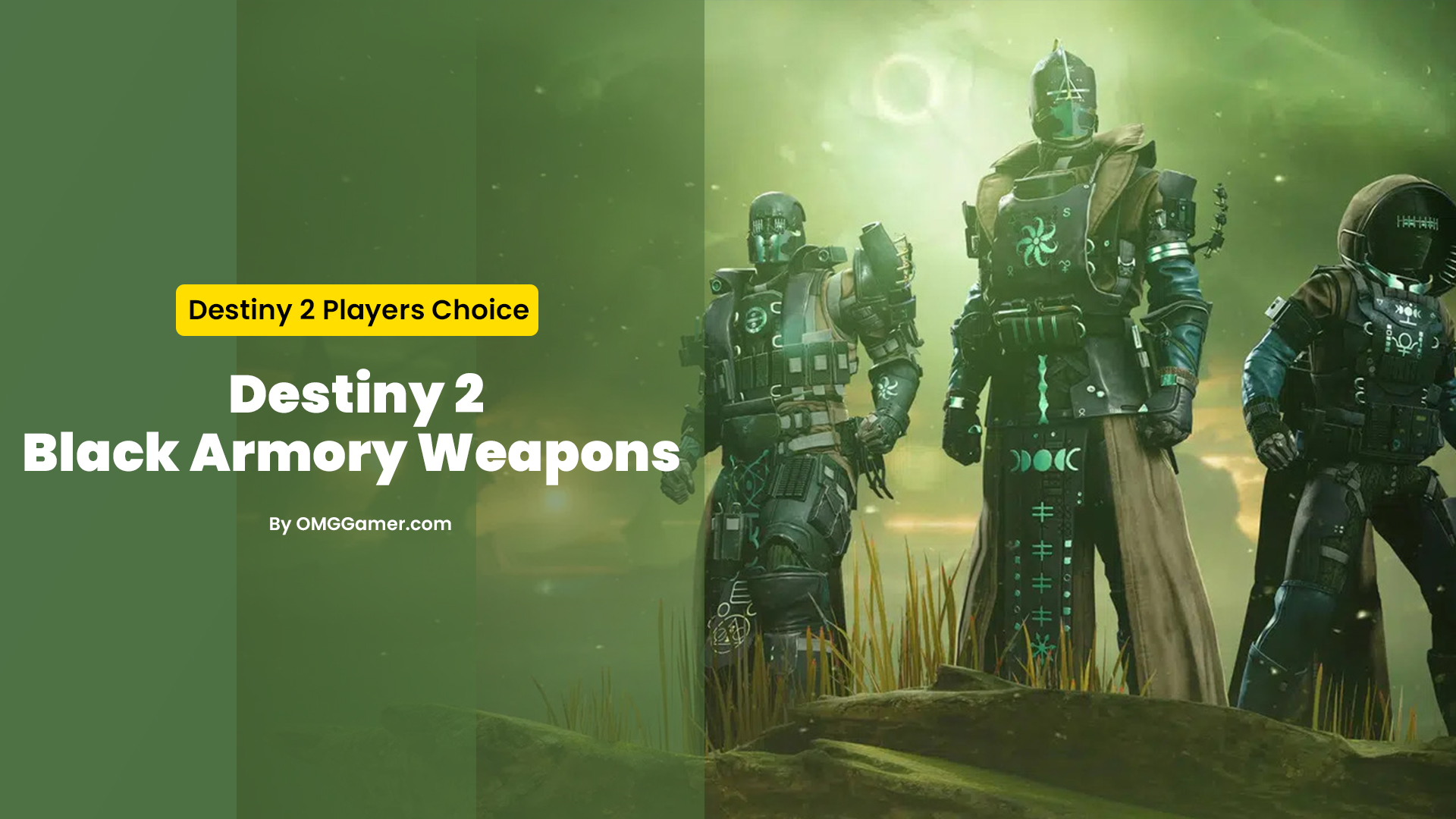 Destiny 2 Black Armory Weapons