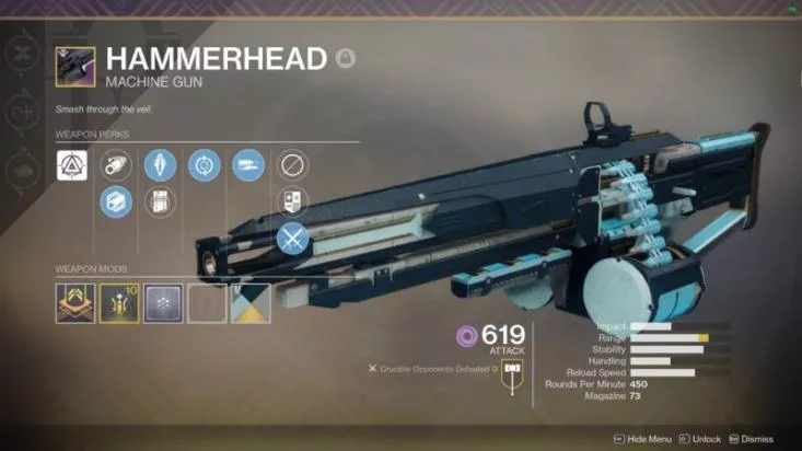 Destiny 2 Hammerhead-gun-guide