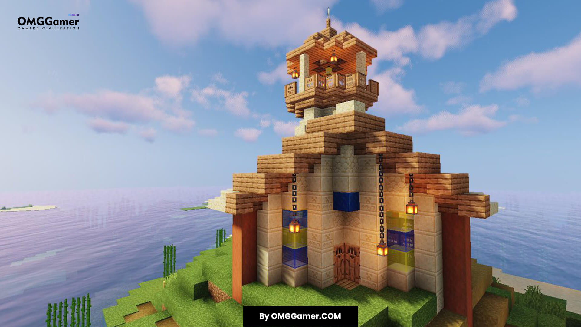 Diagonal Minecraft Home