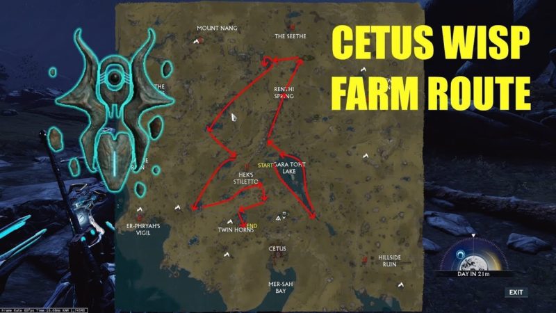 Farm-Warframe-Cetus-Wisp-map-route-location