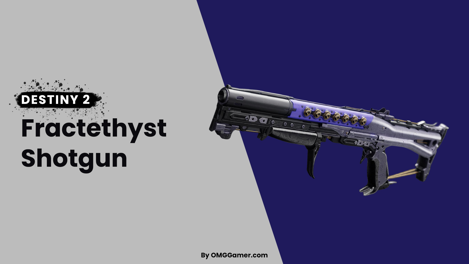 Fractethyst Shotgun: PVP Weapons Destiny 2
