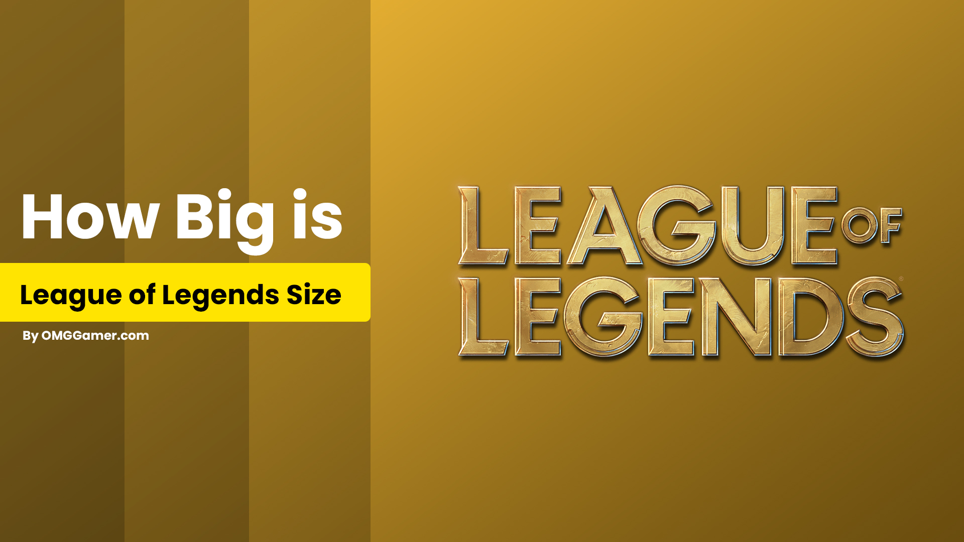 How Big is League of Legends File Size