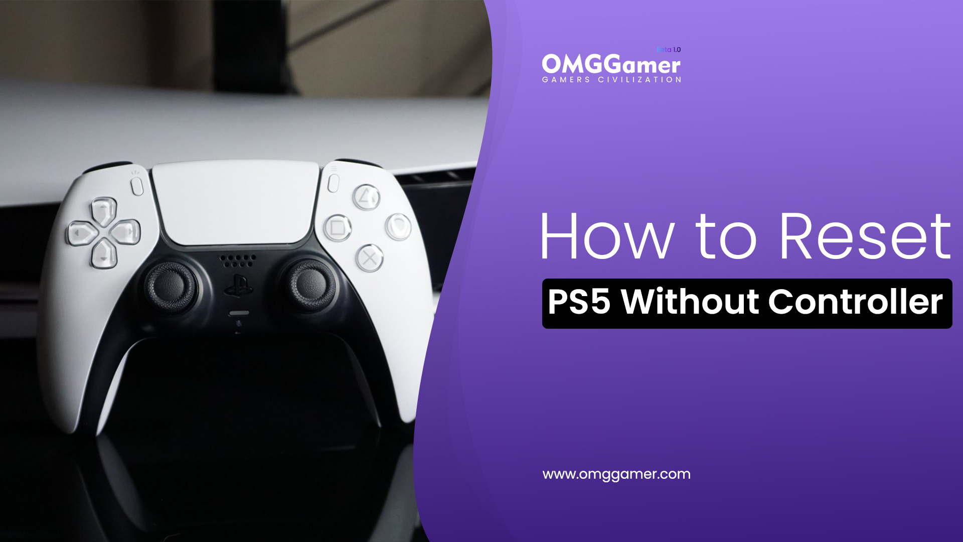 How to Reset PS5 Without Controller in 2024 [Guide]