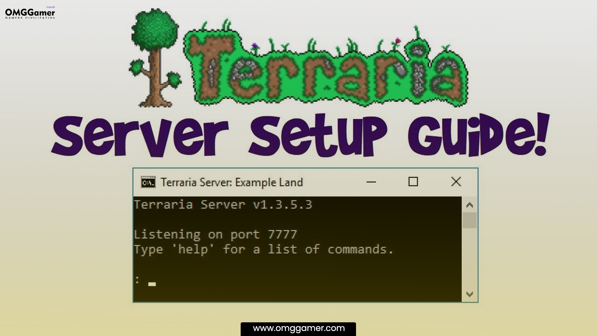 How to set up a dedicated Terraria Server