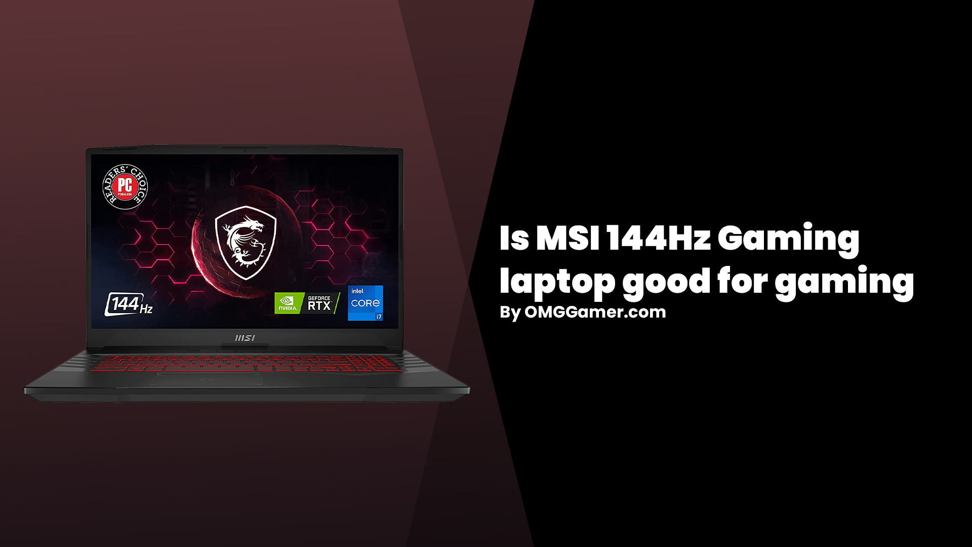 Is MSI 144Hz Gaming laptop good for gaming