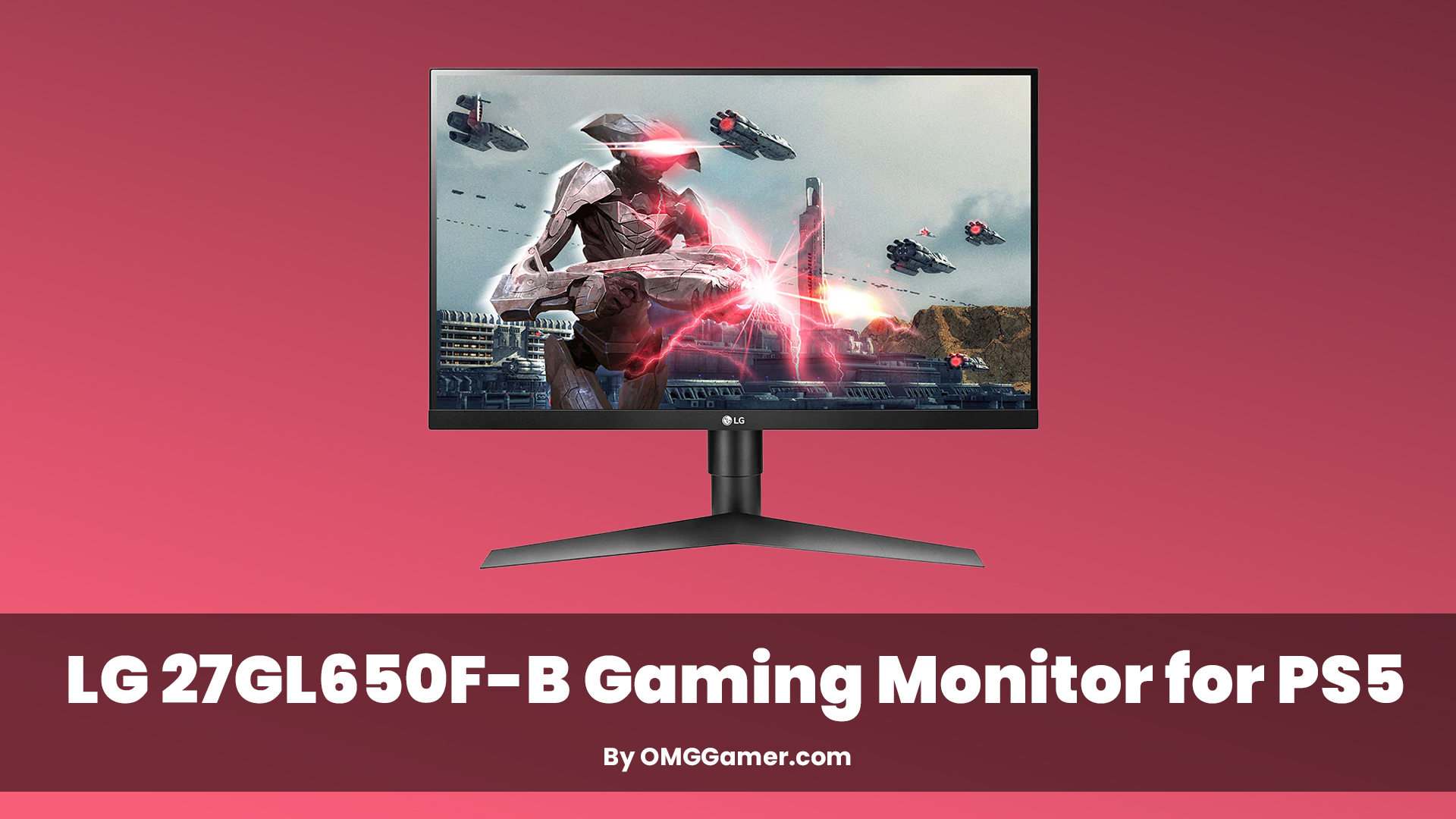 LG 27GL650F-B Gaming Monitor for PS5