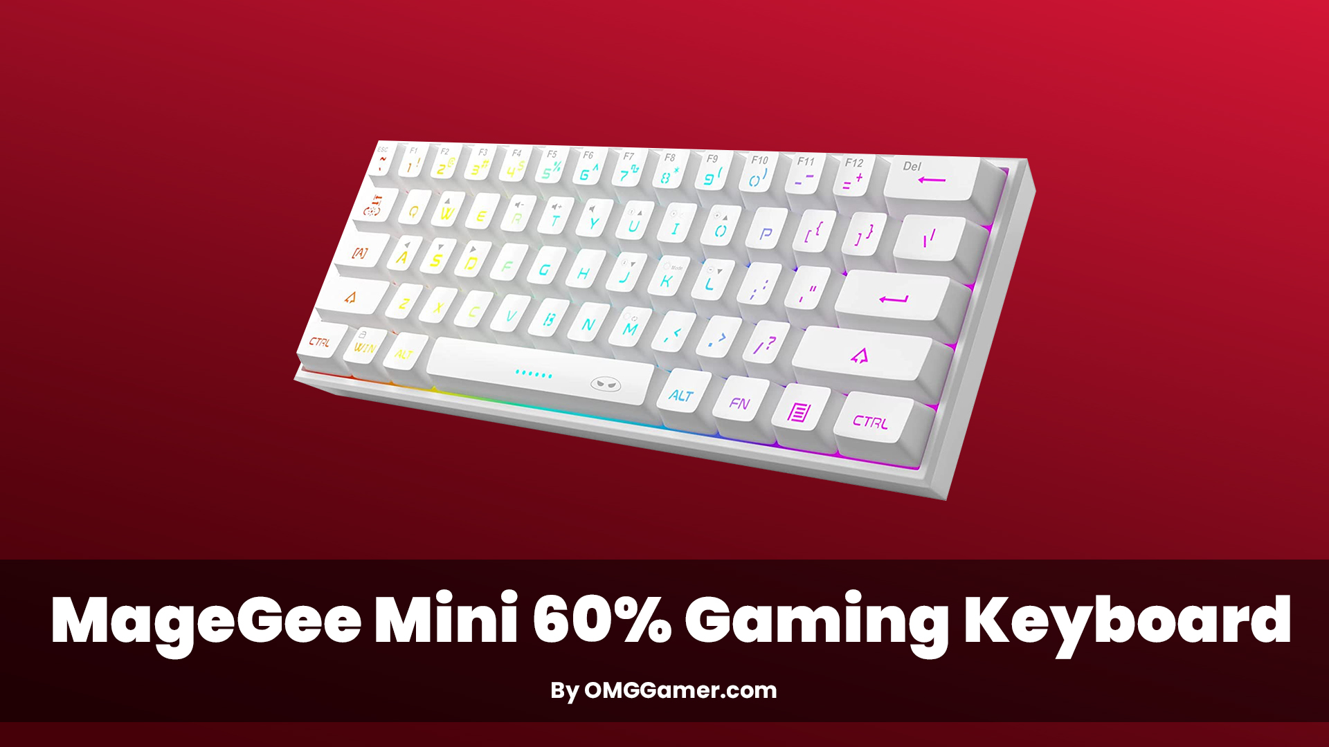 MageGee Mini 60% Gaming Keyboard