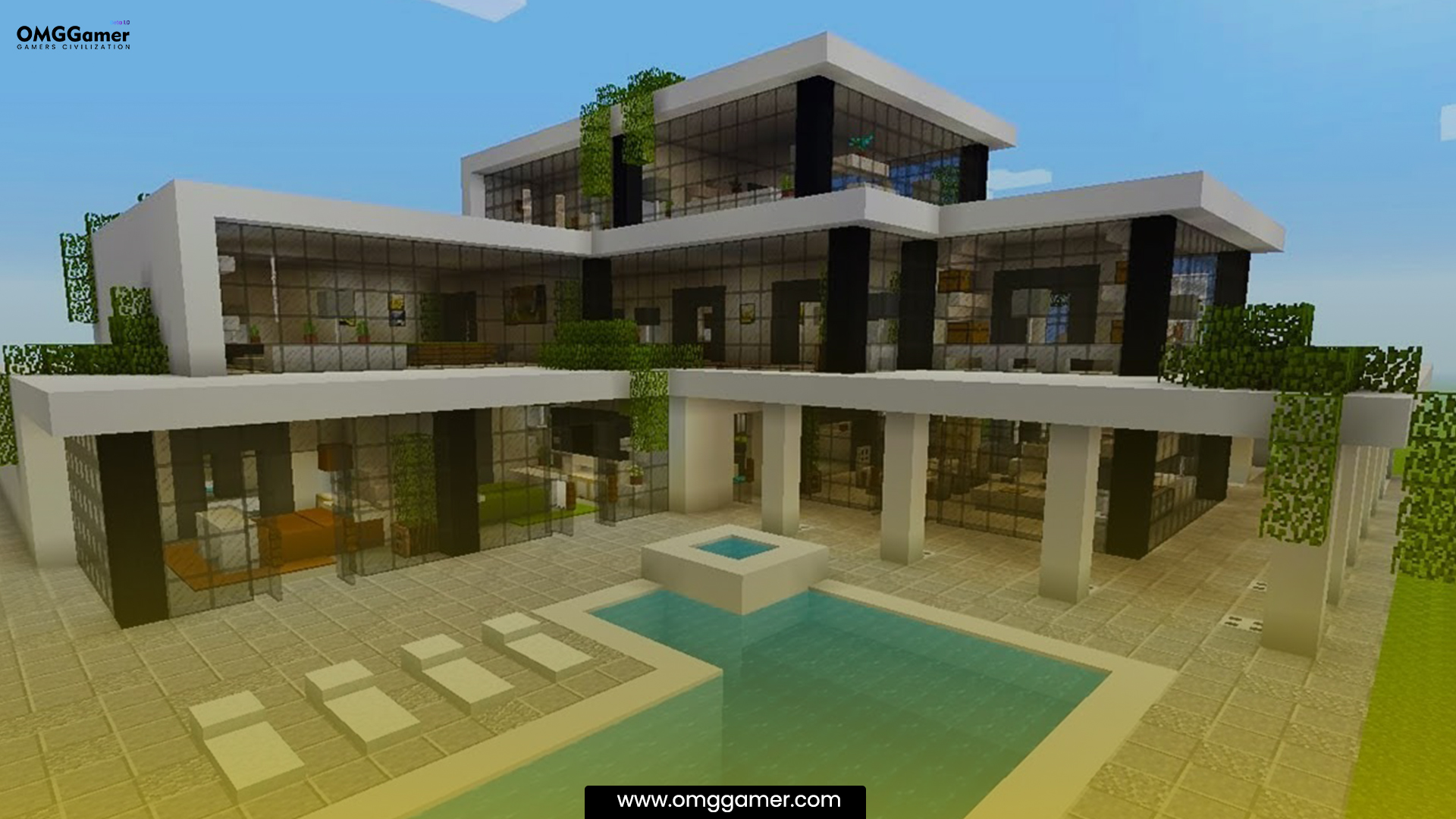 Minecraft Contemporary mansion