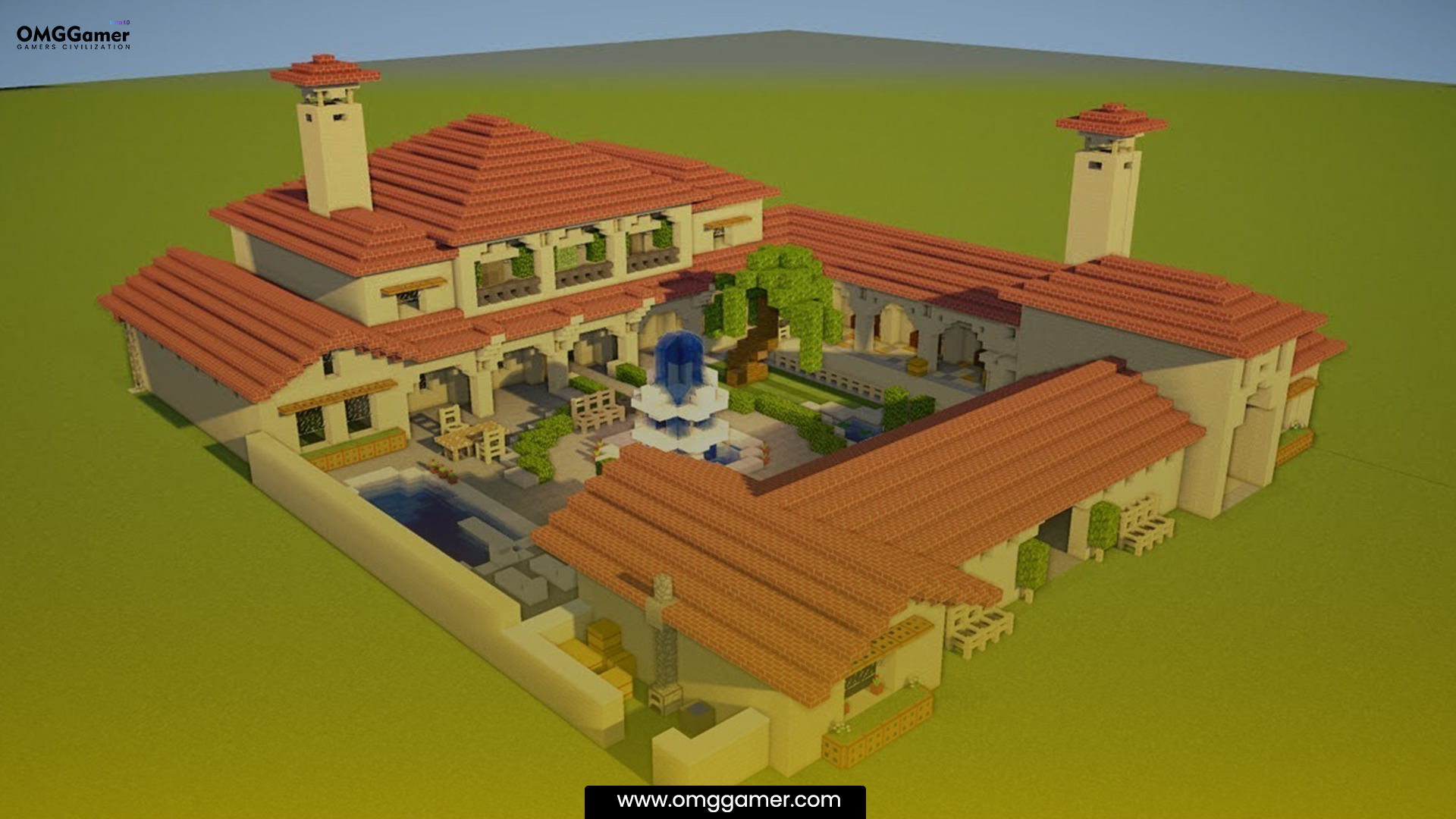 Minecraft Italian mansion