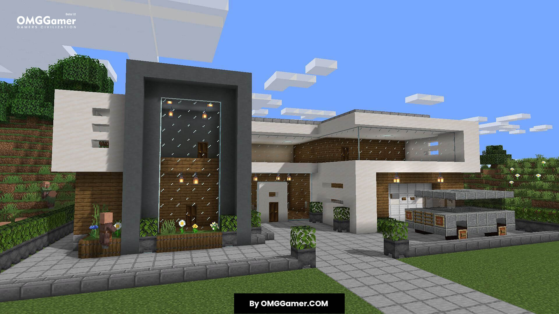 Minecraft Modern Mansion Base