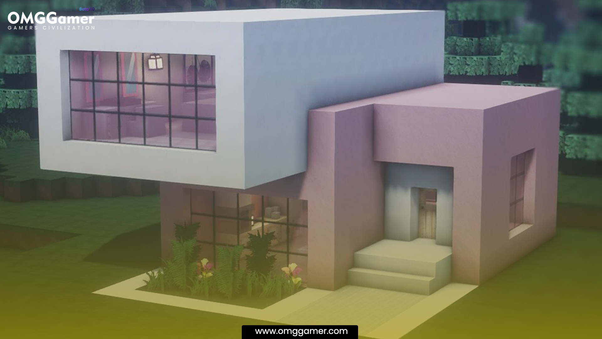 Minecraft Pink Modern House