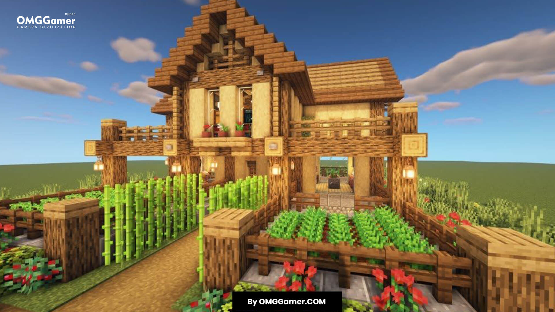 Minecraft Terraced Farmhouse
