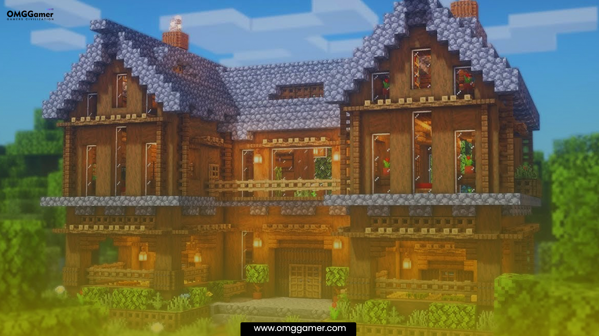 Minecraft survival mansion