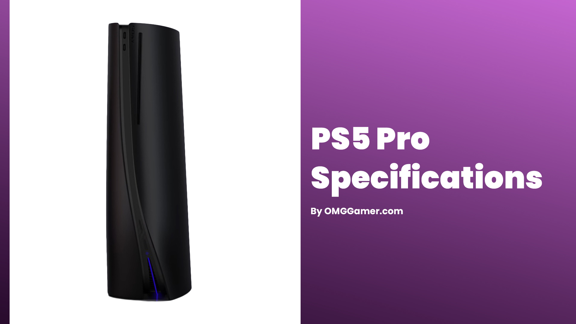 PS5 Pro Specifications