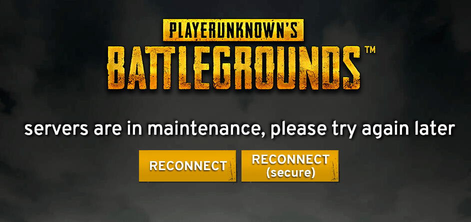PUBG-servers-are-in-maintenance-please-try-again-later