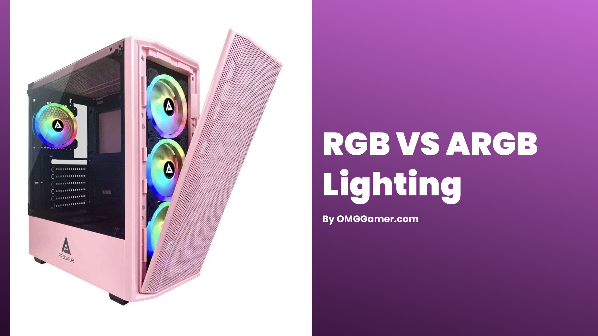 RGB VS ARGB Lighting