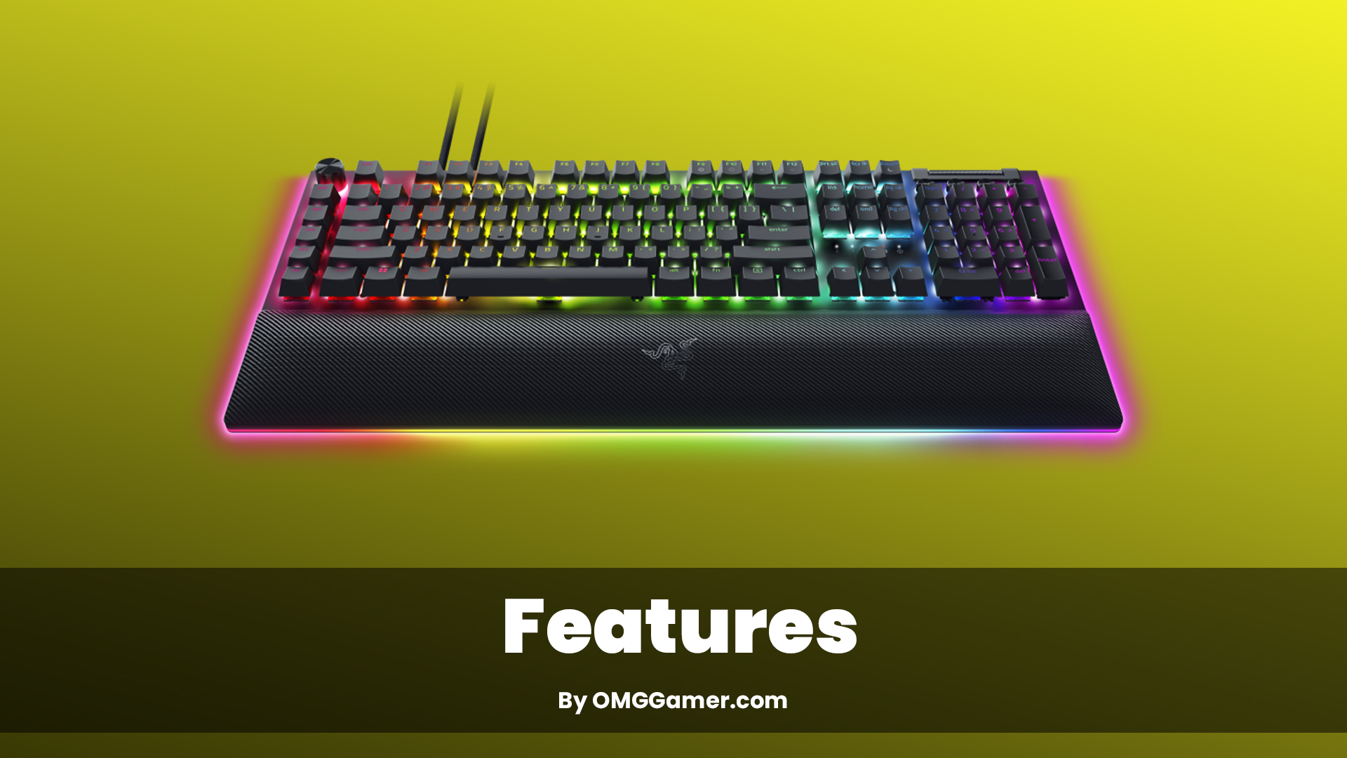 Razer BlackWidow v4 Pro Keyboard features