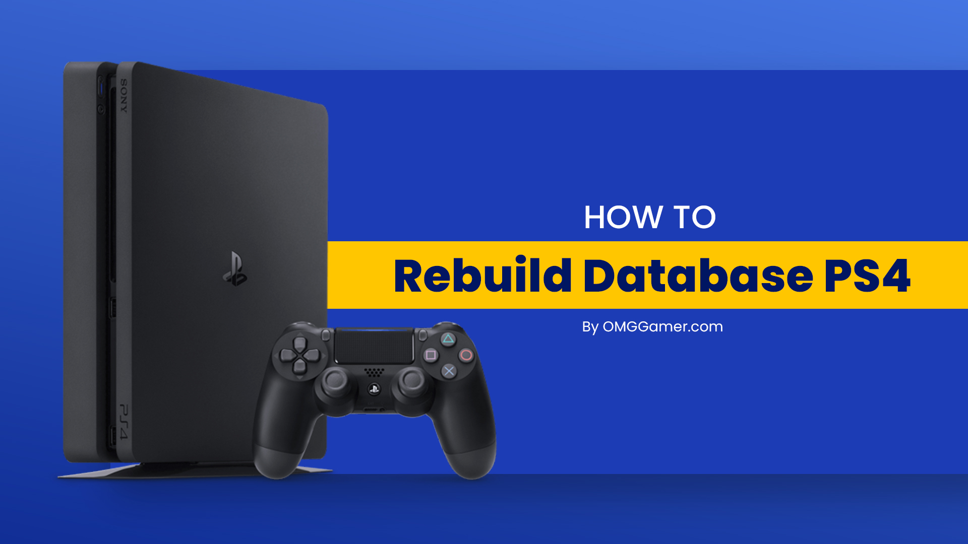 How to Rebuild Database PS4 in 2024 [Complete Guide]