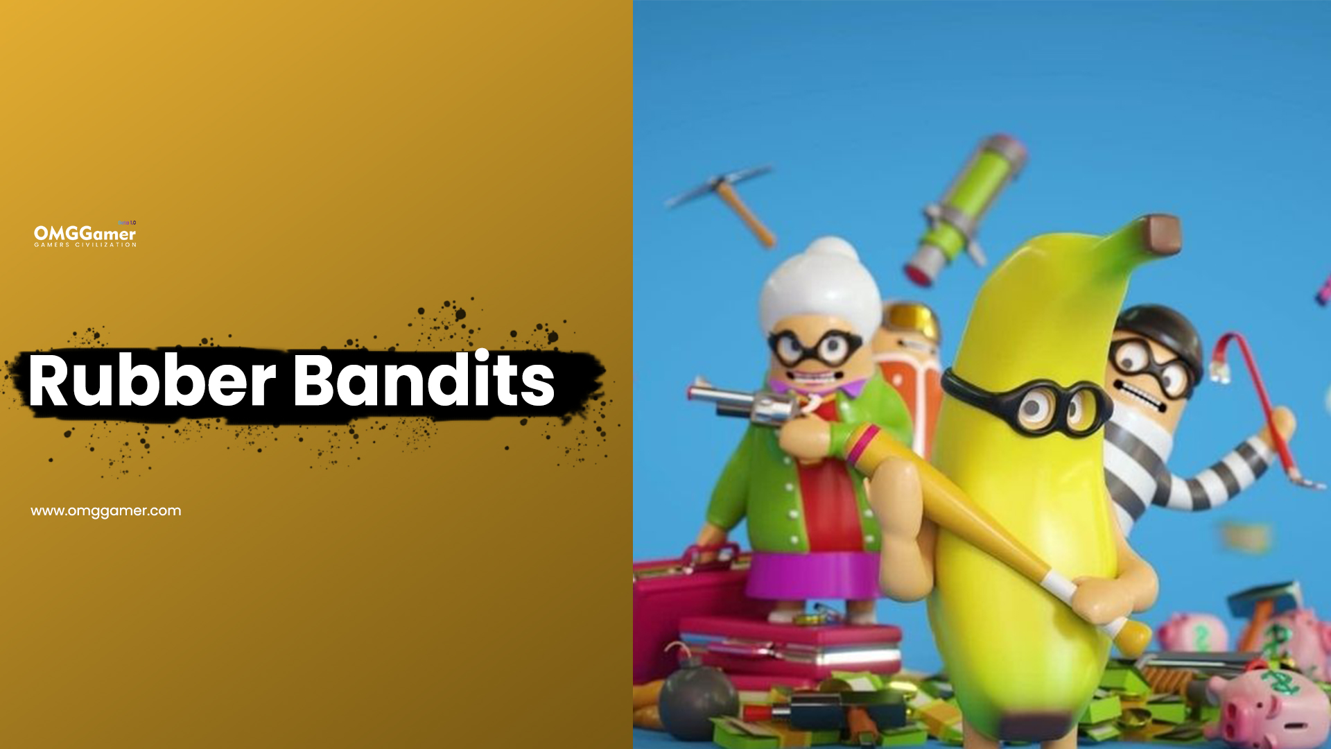 Rubber Bandits: Best Games Like Fall Guys