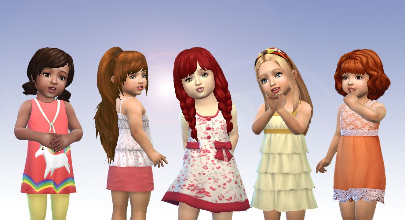 SIMS 4 Mods Hairstyle For Kids