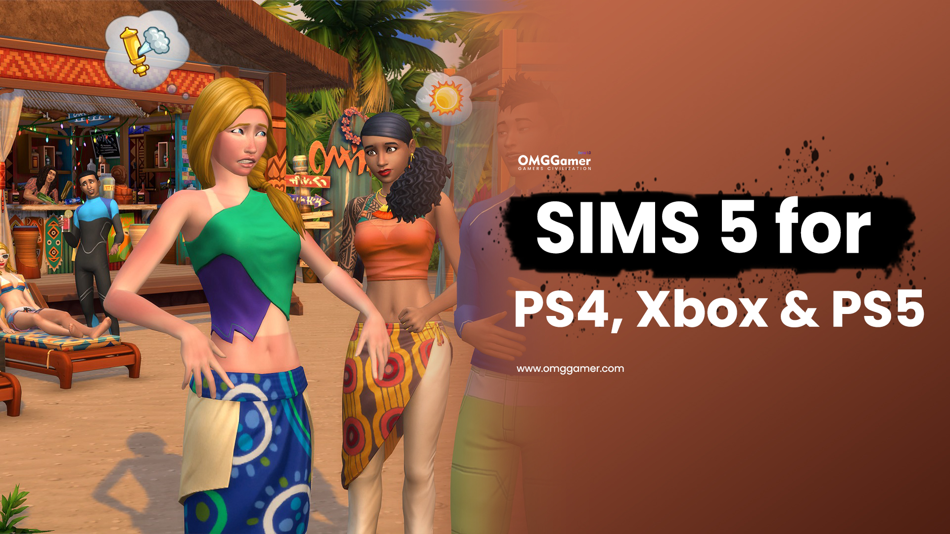 SIMS 5 for PS4, Xbox & PS5