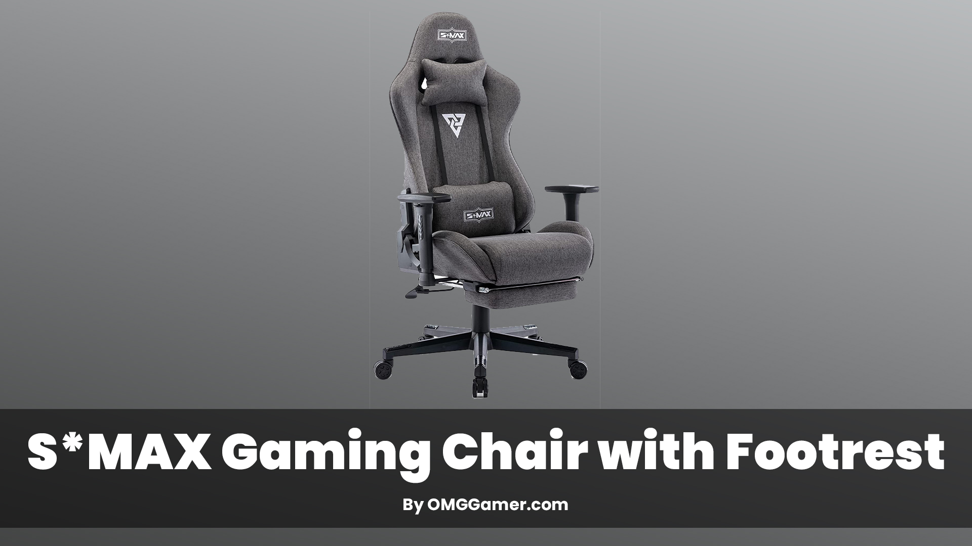 S*MAX Gaming Chair with Footrest