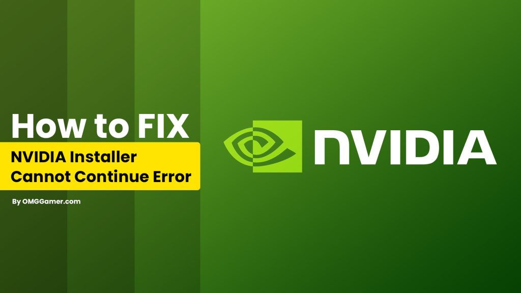 [SOLVED] NVIDIA Installer Cannot Continue Error