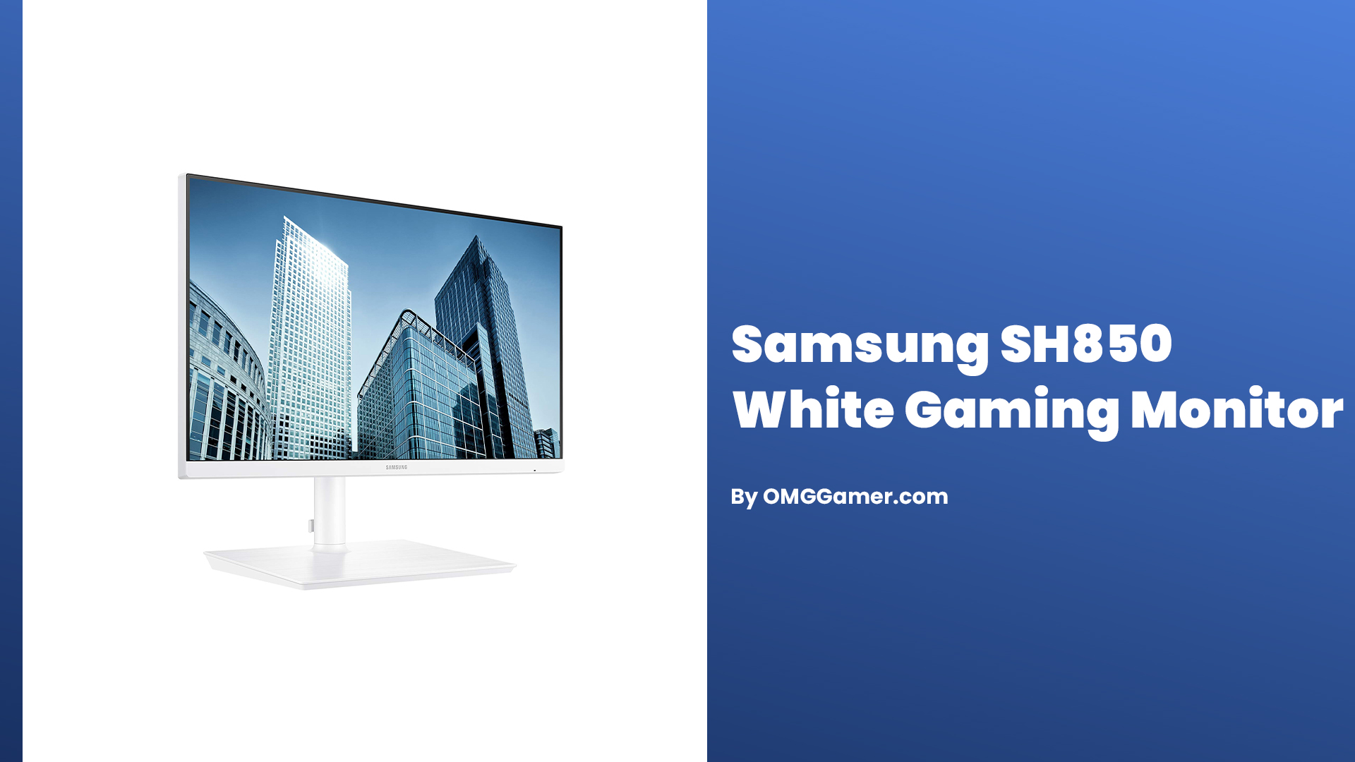 Samsung SH850 White Gaming Monitor