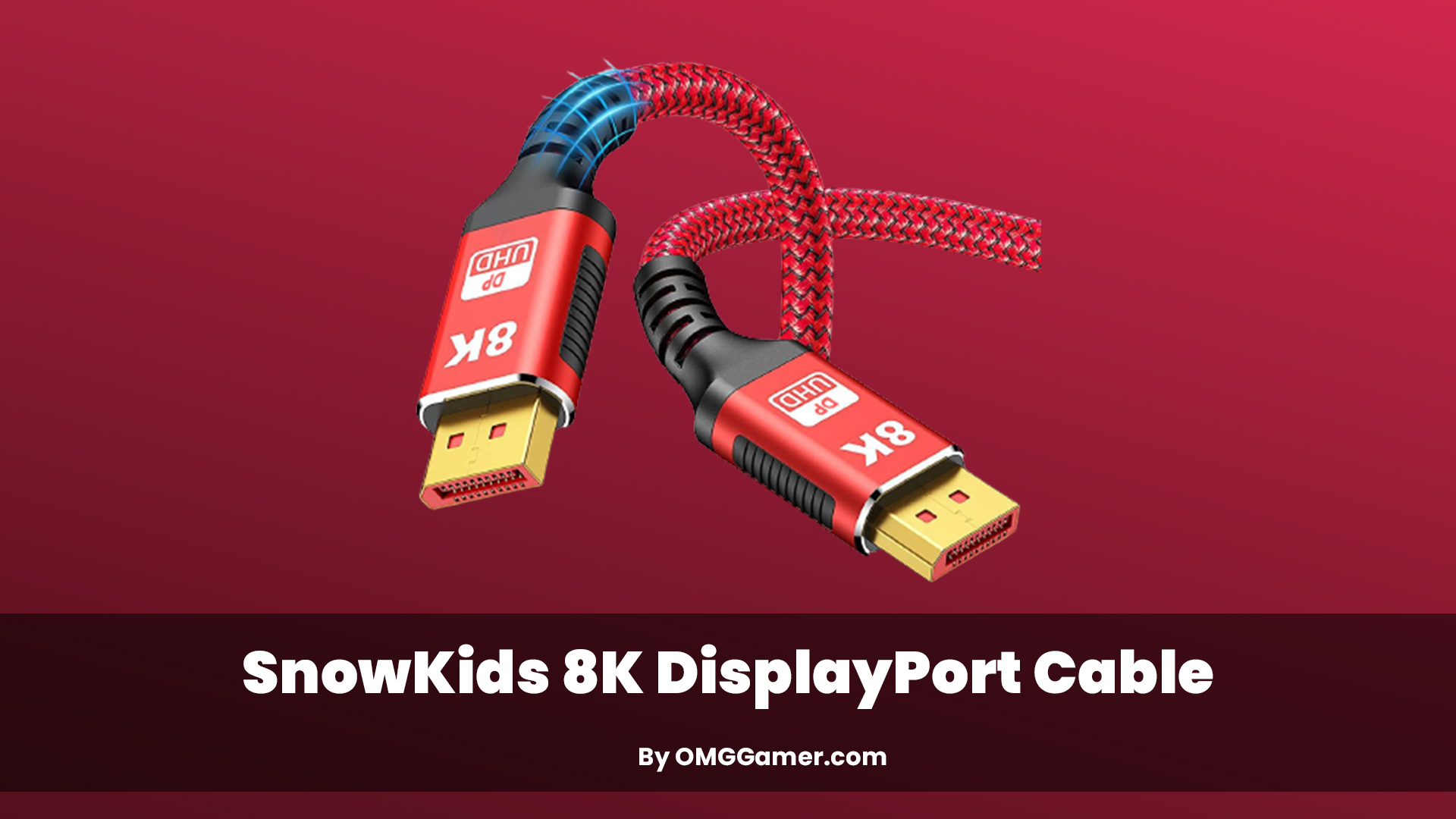 SnowKids 8K: DisplayPort Cable For Gaming