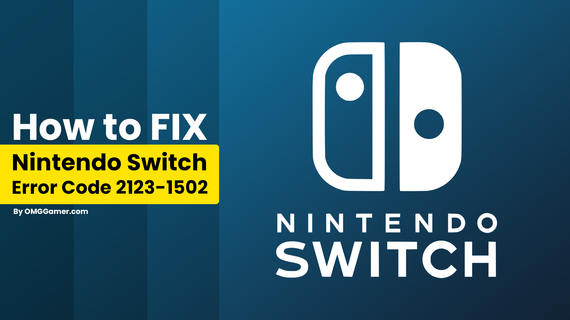 [Solved] Nintendo Switch Error Code 2123-1502