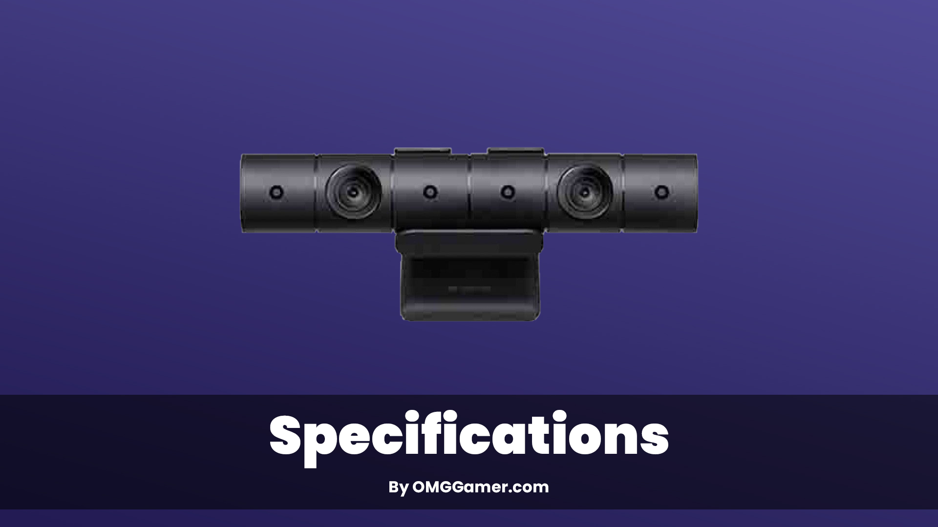 PlayStation Camera review: Specifications