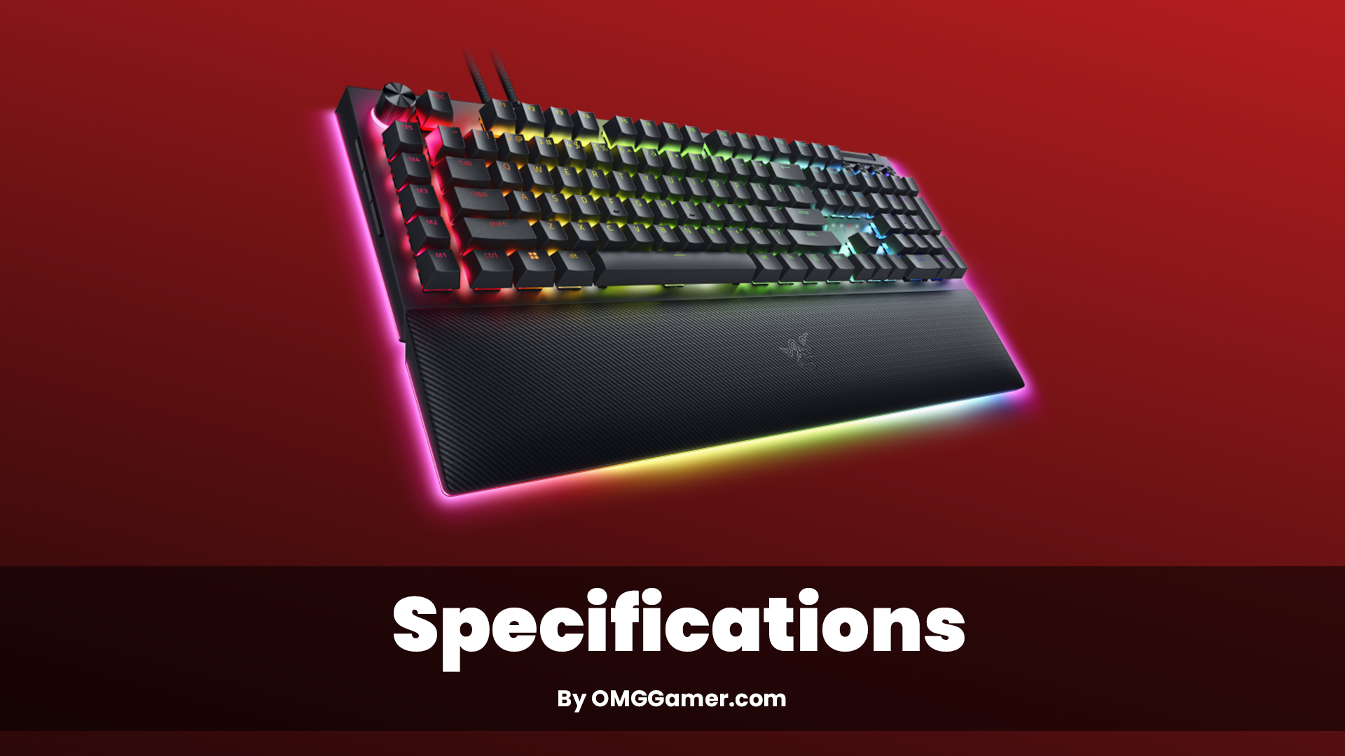 Razer BlackWidow v4 Pro Keyboard Specifications