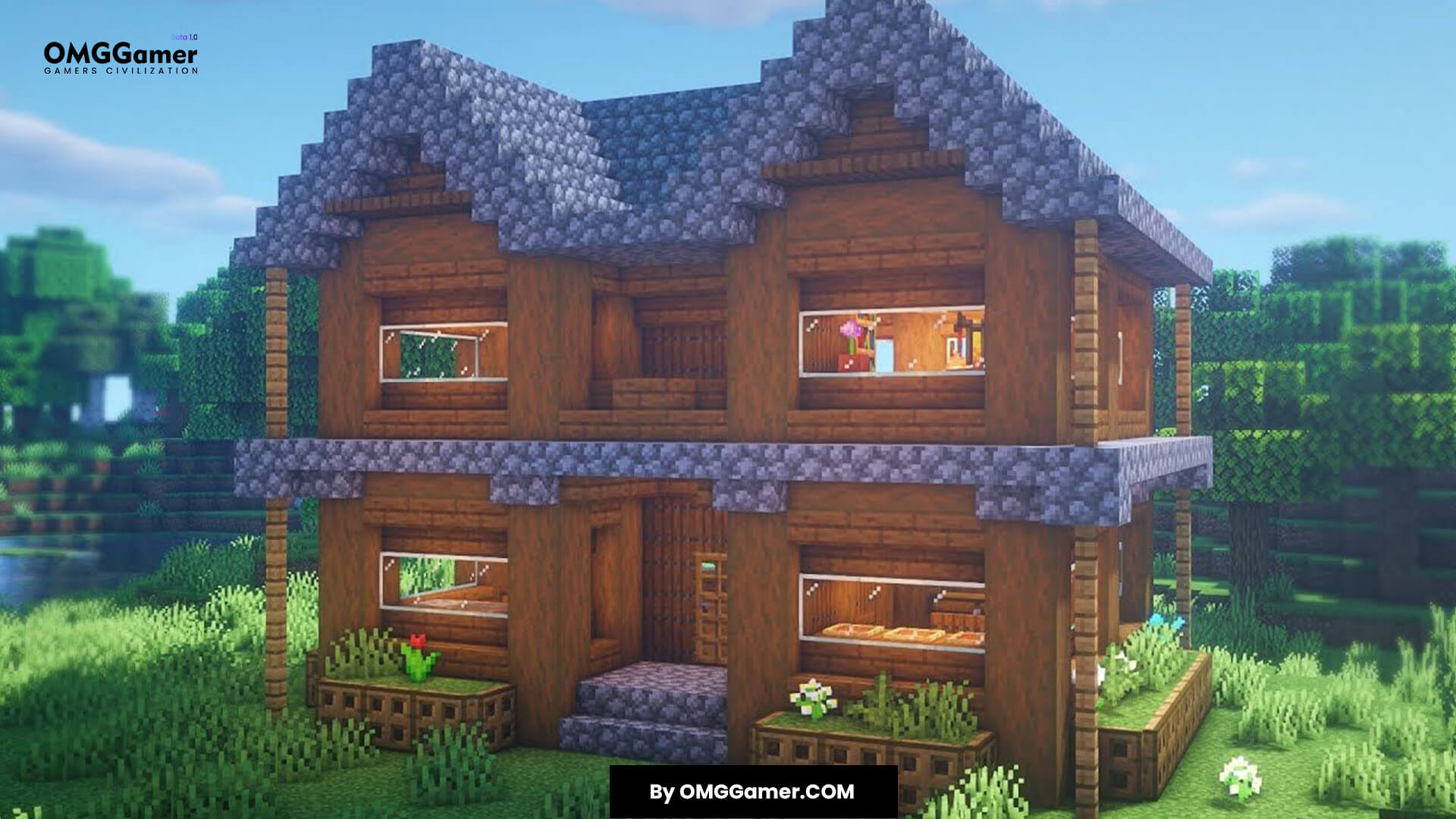 Spruce Survival Minecraft House
