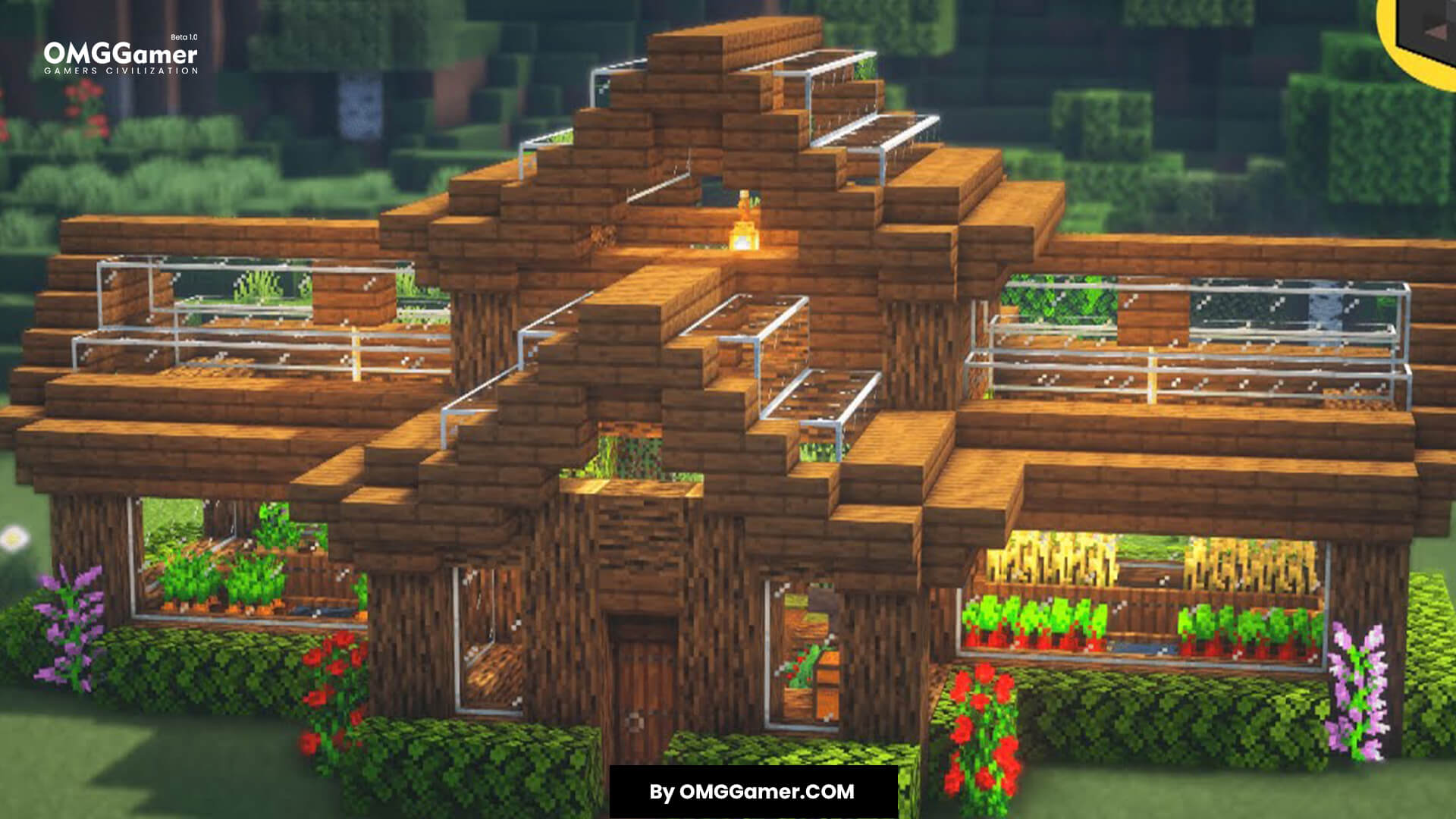Survival Cottage with Greenhouse 