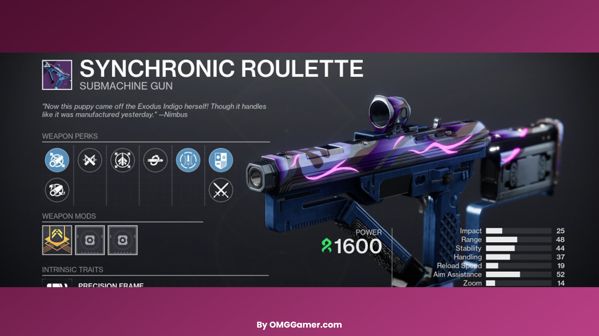 Synchronic Roulette PvP GOD Roll