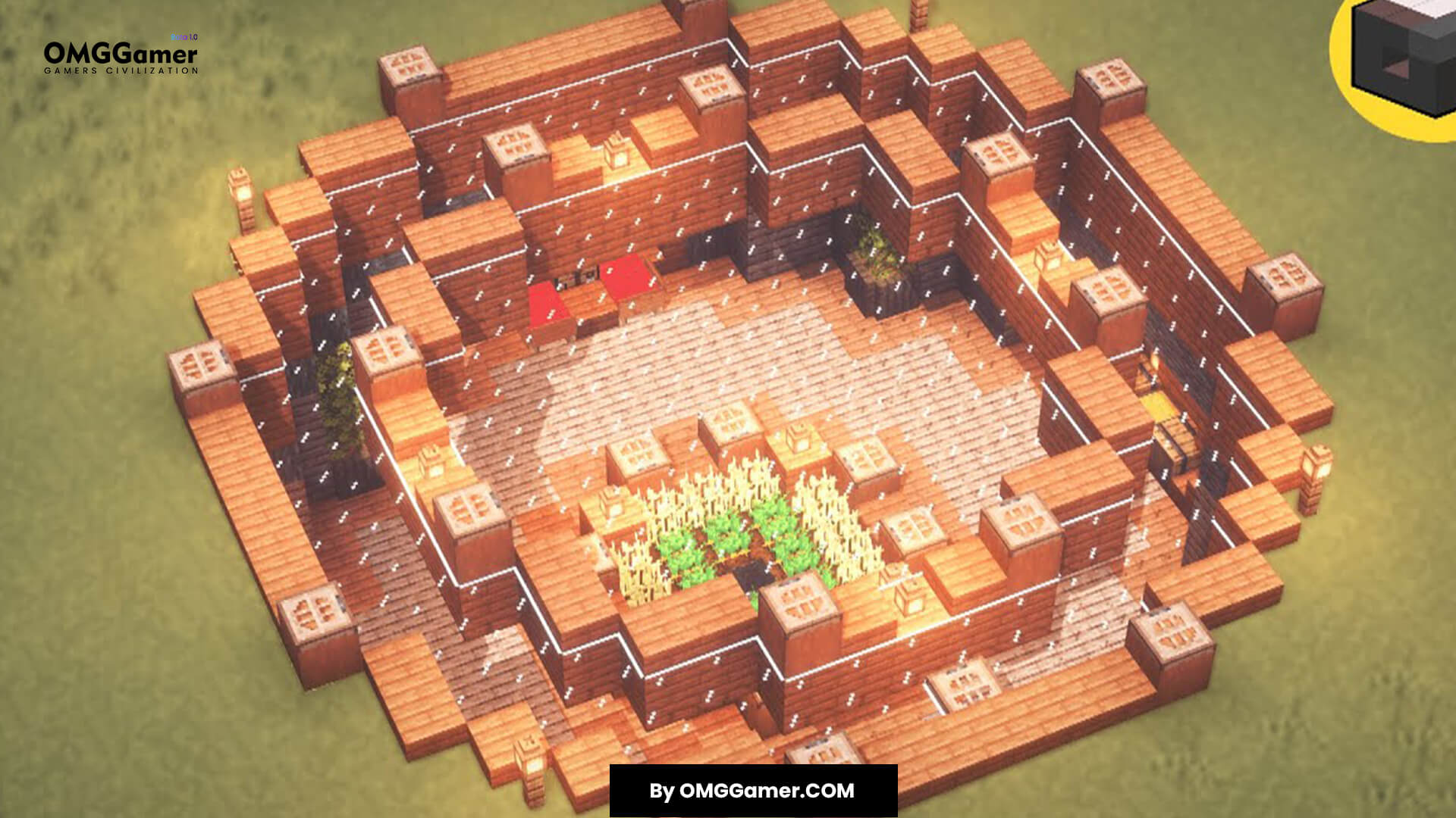 Underground-Circle-Minecraft-House