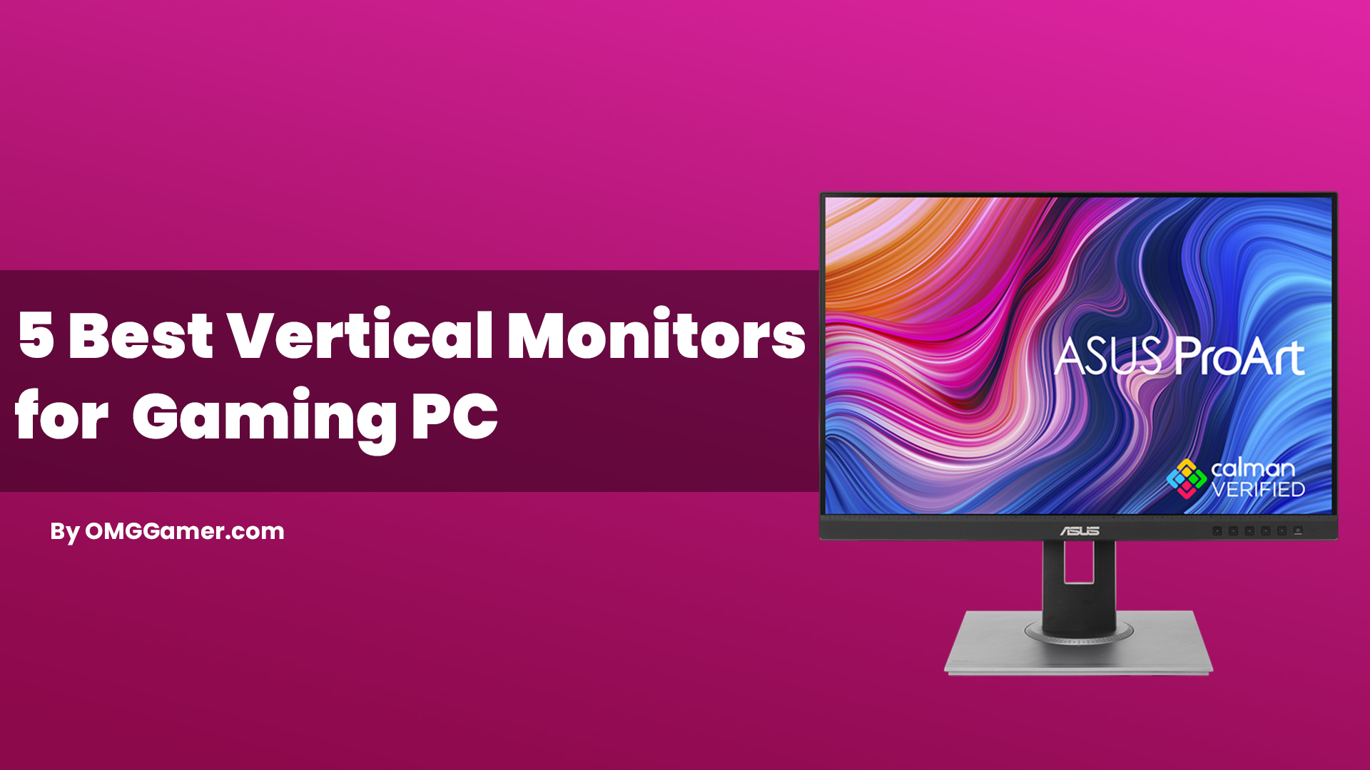 5 Best Vertical Monitor for Gaming PC in 2024 [Top Rated]
