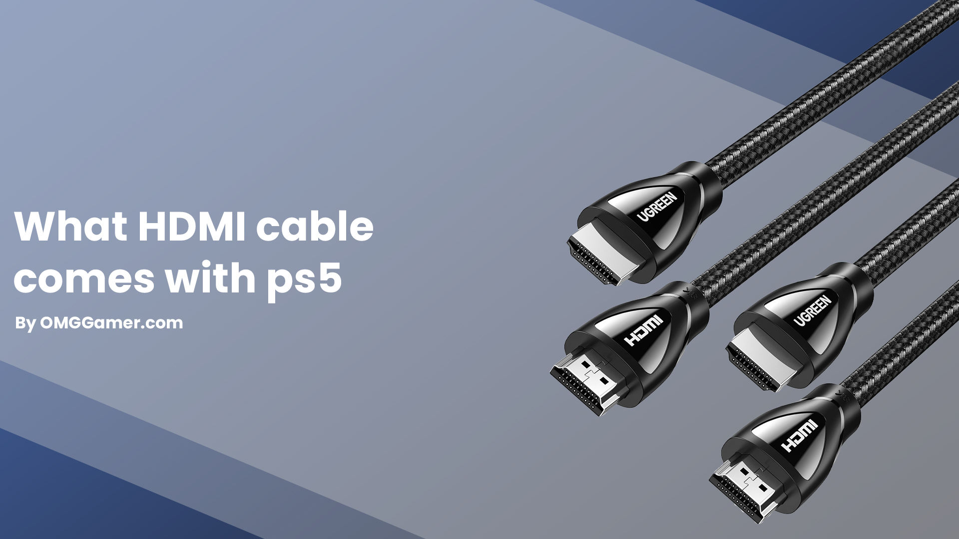What HDMI cable comes with ps5